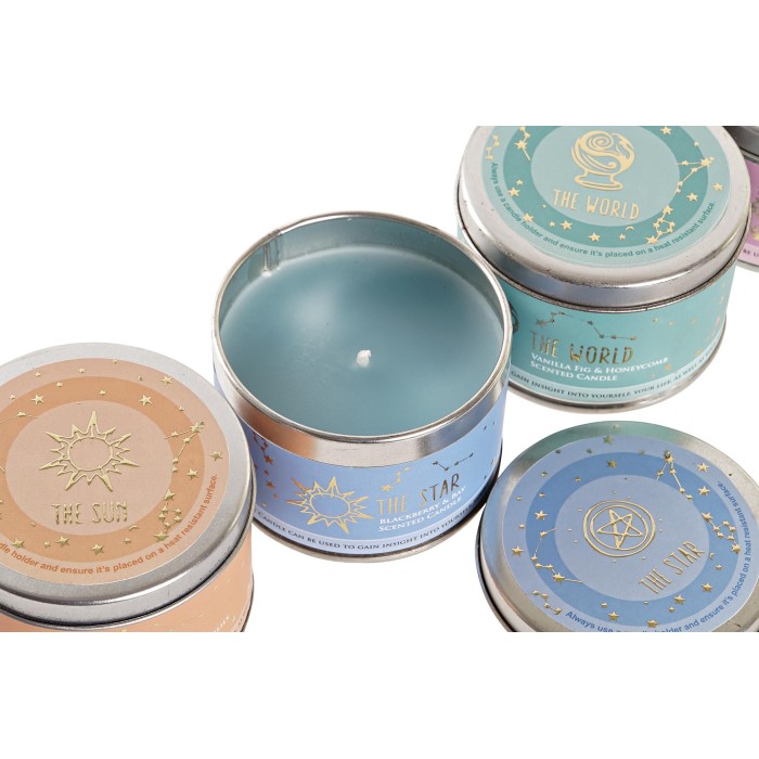 CANDELA CERA 120GR PROFUMATA 6 COLORI